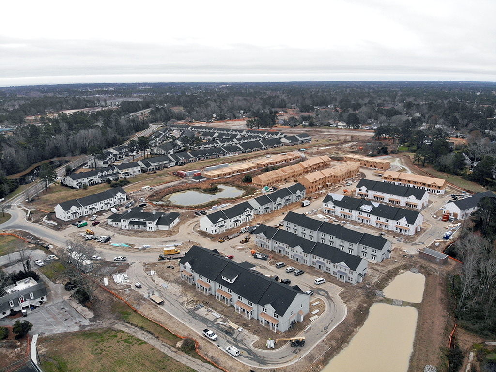 Woodlands Landing Construction Aerial - 1