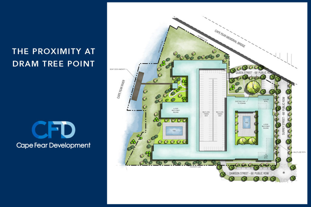 Site Plan For The Proximity At Dram Tree Point