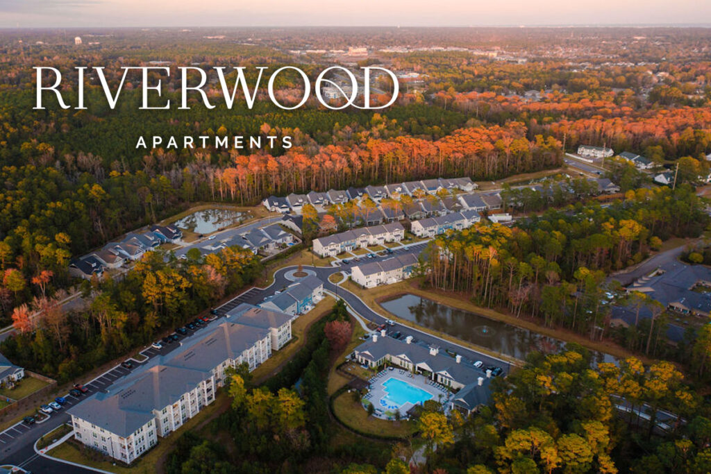 Aerial View of Riverwood Apartments